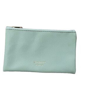 Small makeup bag blue green